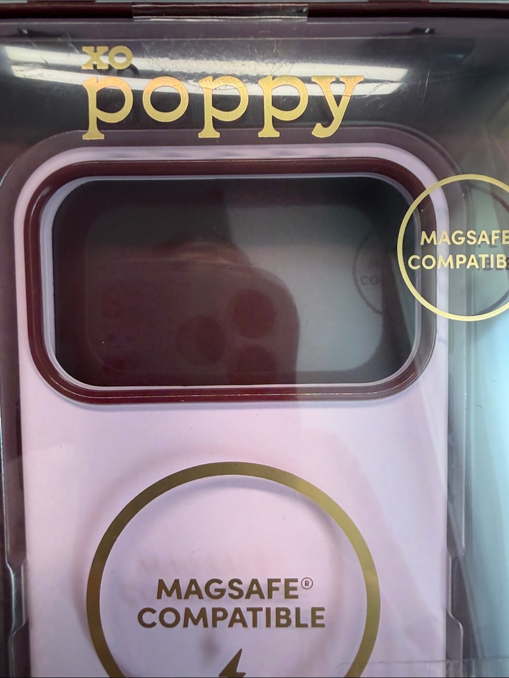 XO Poppy | Wine & Polka Dots iPhone 17 Pro Max MagSafe Case + USB-C Cable - Picture 4 of 10